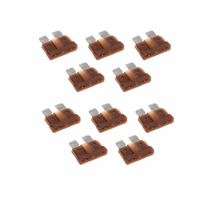 10x Littlefuse Sicherung 5A KFZ-Flachsicherung, 5 A 32 V braun 028700, 3,90
