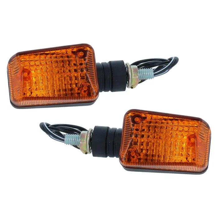 2x Mini Blinker schwarz (E-geprüft) S50, S51 Neu Im Sortiment