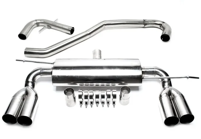 Jetzt Zugreifen TA Technix Duplex Edelstahl Rennsportanlage Links +Rechts 2x76mm passend für Audi A3 / VW Golf V, Golf Plus