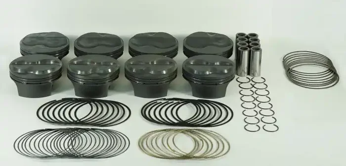 Mahle MS Chevrolet SB 391cid 4.145in Bore 3.625 Stroke 6.125 Rod 1.062R CH 13.6CR Pistons Set of 8 197754745