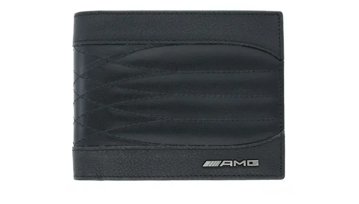 Mercedes-Benz AMG Wallet Purse Black Leather RFID Protection B6695898, 169,00