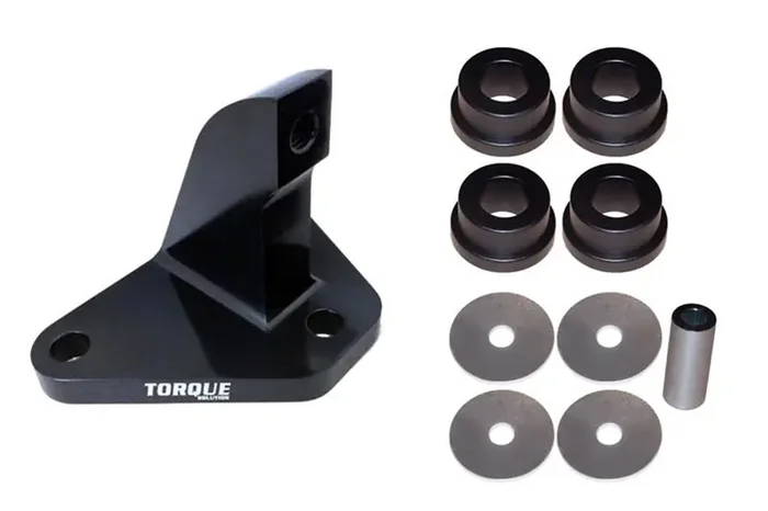 Torque Solution Mustache Bar Eliminator w/ Urethane Bushings Mitsubishi Evo 7/8/9 2001-2006 TS-EV8-005