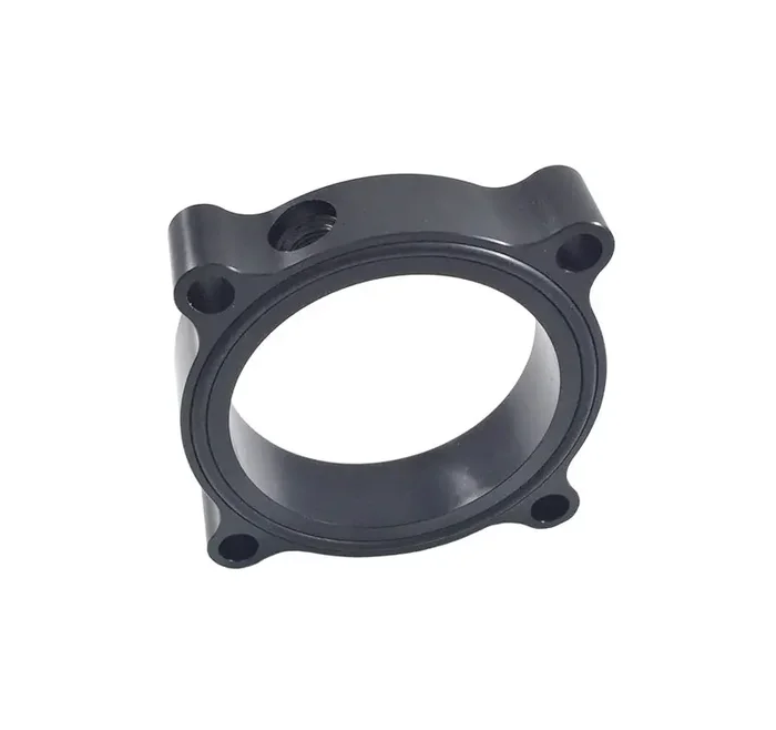 Torque Solution Throttle Body Spacer (Black) Audi / Volkswagen 2.0T FSI SI TS-TBS-030B