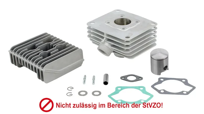 Zylinder + Kolben + Kopf 90ccm Tuningkit ZT90N GEN2 Stage 2 für S51, SR50, KR51/2 ** Markenware