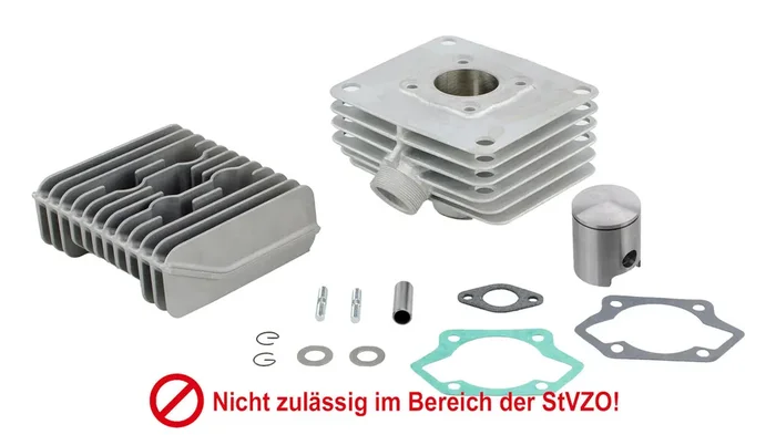 Zylinder + Kolben + Kopf Tuningkit ZT60N Stage 2 für S51, SR50, KR51/2 ** Bestpreis